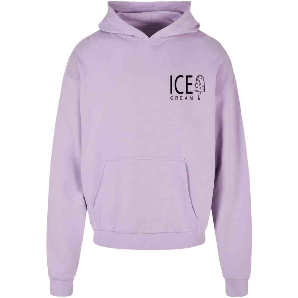 Merchcode - Ice Cream Oversized Kapuzenpullover/hoodie - Lila